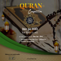 Islamic quran competition instagram video template