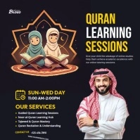 Quran Learning Instagram Post Instagram-Beitrag template
