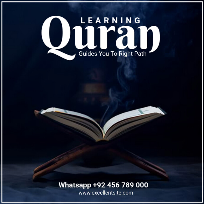 Quran Learning Instagram Post Template | PosterMyWall