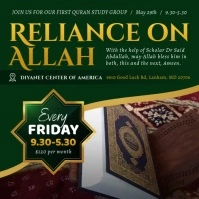 Quran Study Group Instagram Video Square (1:1) template