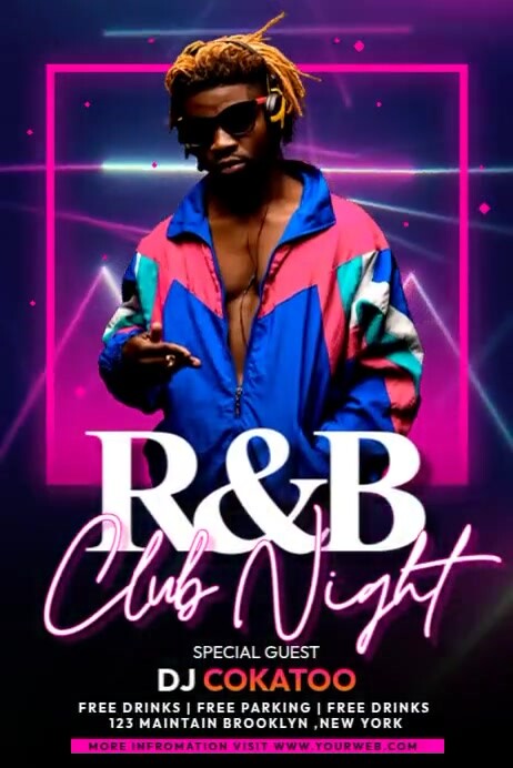 R&B Club Night Template | PosterMyWall