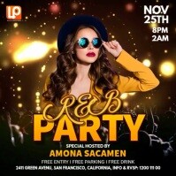 Ladies R&B Party Template | PosterMyWall
