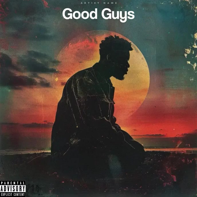 r&B album cover, love song, Soundcloud,rap mu Okładka albumu template