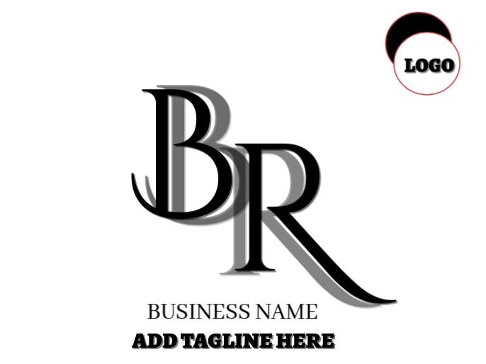 R and b logo design Template | PosterMyWall