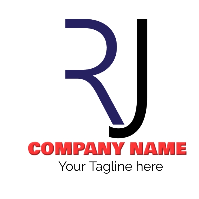 R J LOGO Template | PosterMyWall