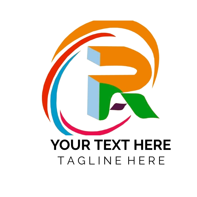 R letter logo/R logo template