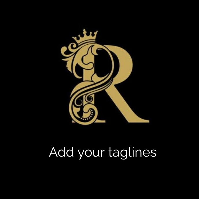 R letter royal logo Template | PosterMyWall