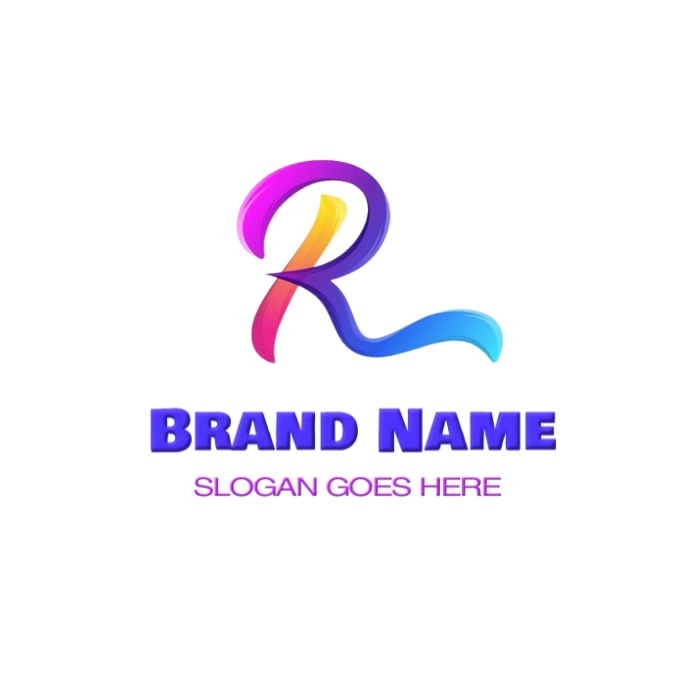 R Logo Template | PosterMyWall