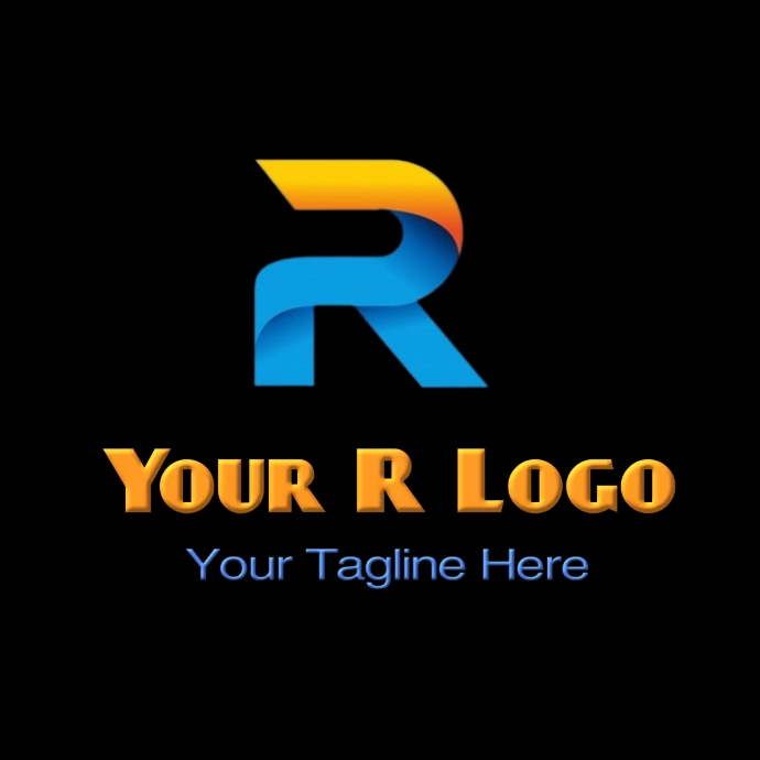 R Logo Template | PosterMyWall