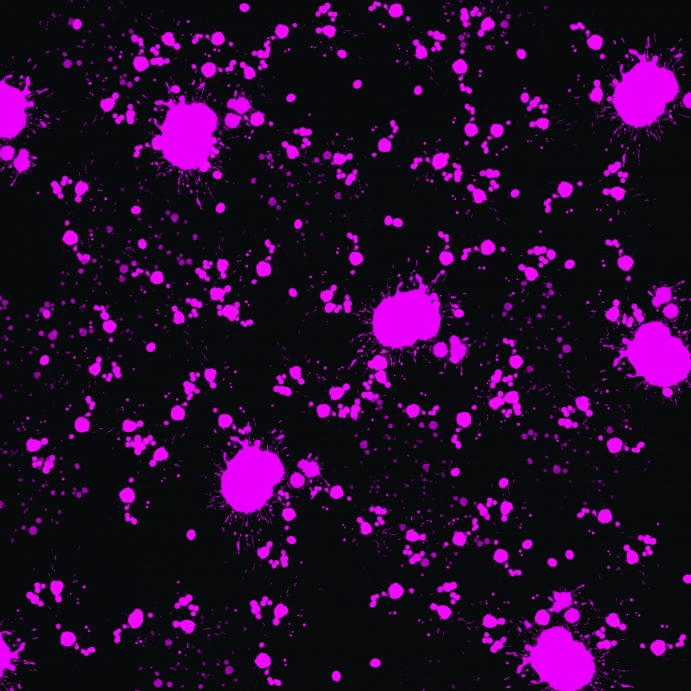 R. Pink Splatter Paint Template PosterMyWall
