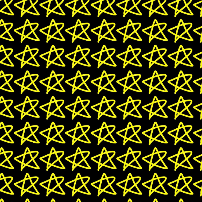 R. Yellow Star Instagram na Post template