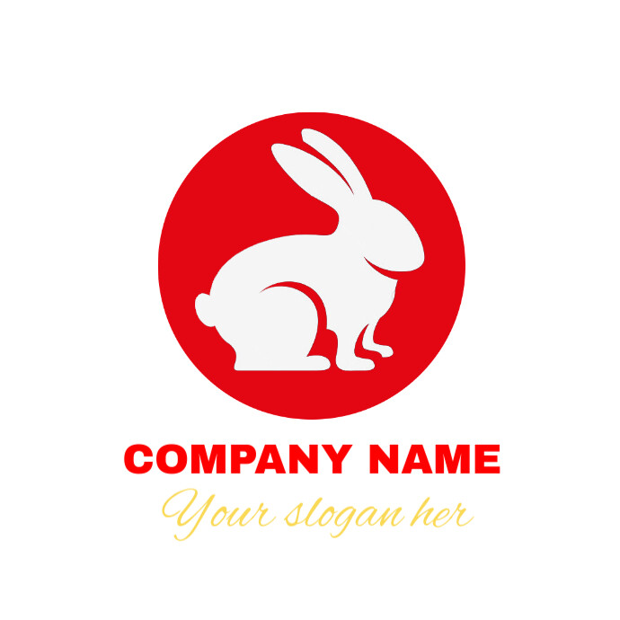 Rabbit logo/ company logo.business. Logo Templat | PosterMyWall