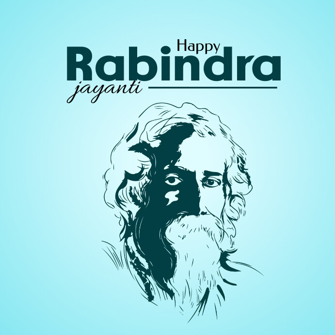 Rabindra Jayanti Social Media Post Templat | PosterMyWall