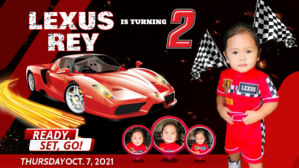 Race Car Birthday Facebook-covervideo (16:9) template