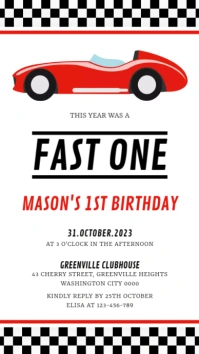 Race Car Historia de Instagram template