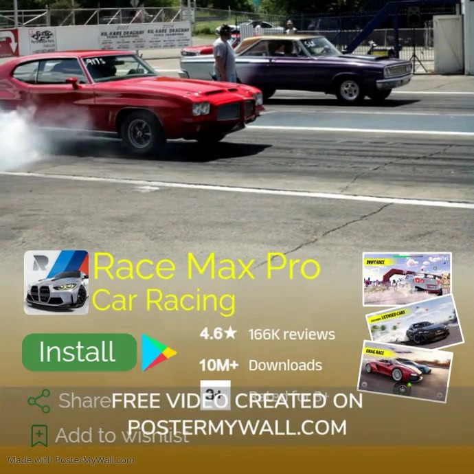 Race Max Pro Car Racing Template | PosterMyWall