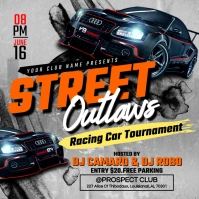 Racing Car Instagram Post Wpis na Instagrama template