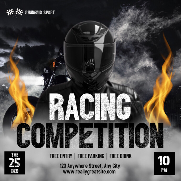 Racing Competation Template | PosterMyWall
