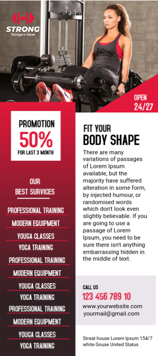 Rack Card Template | PosterMyWall