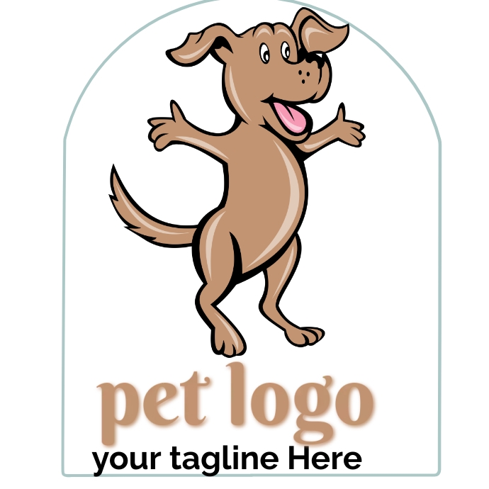 rad dog logo design dog company logo Template PosterMyWall