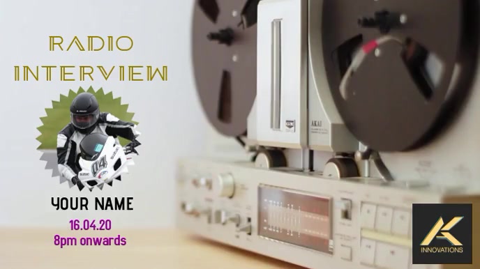 radio interview Template | PosterMyWall