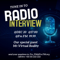 Radio Interview Template | PosterMyWall