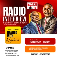 radio interview Instagram Post template