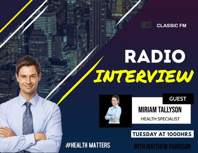 Radio Interview flyer Template | PosterMyWall