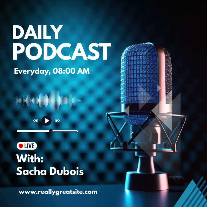 Radio Interview Poster Template | PosterMyWall