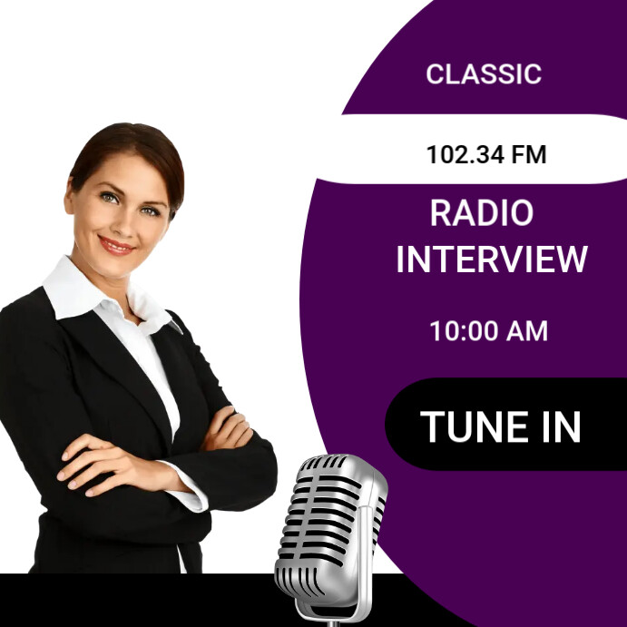 Radio Program Poster Template | PosterMyWall
