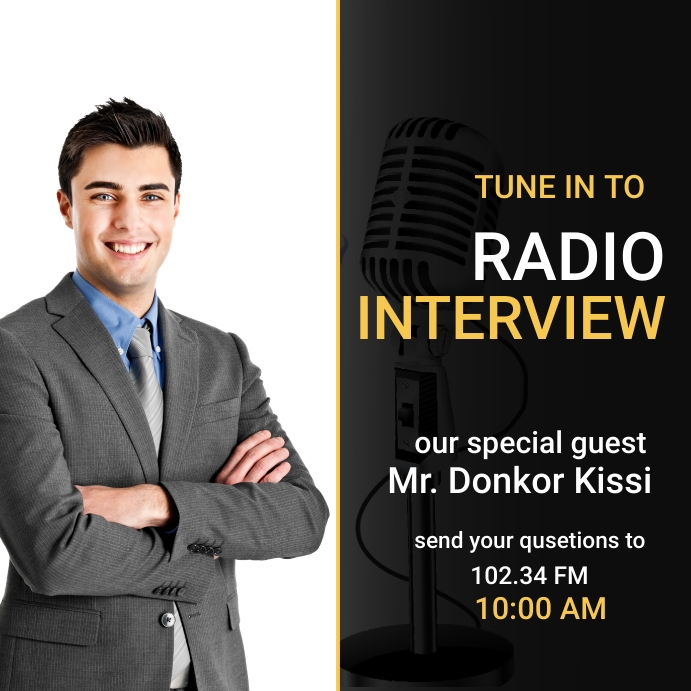 Radio Program Poster Template | PosterMyWall