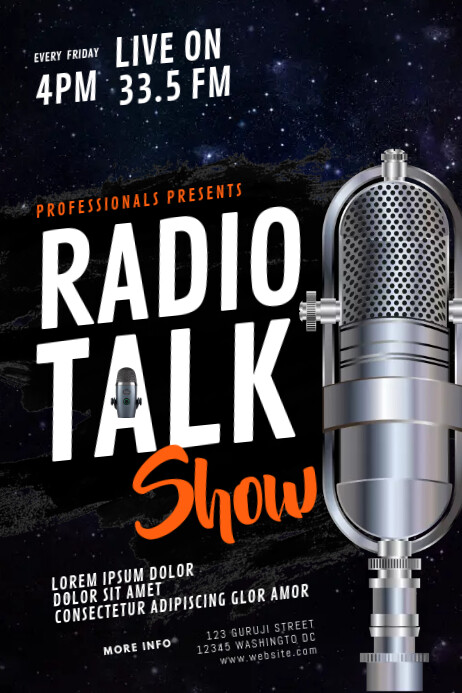 Radio ShoW Template | PosterMyWall