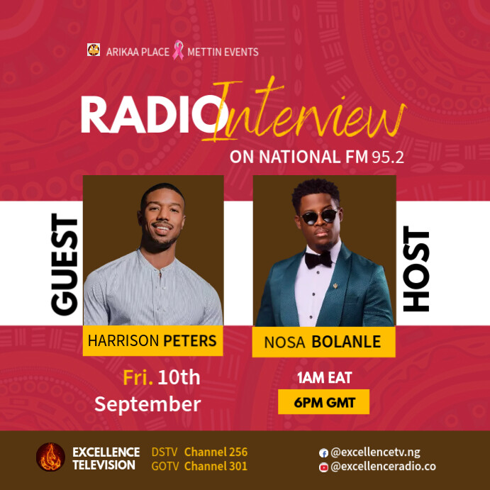 Radio show event flyer Template | PosterMyWall