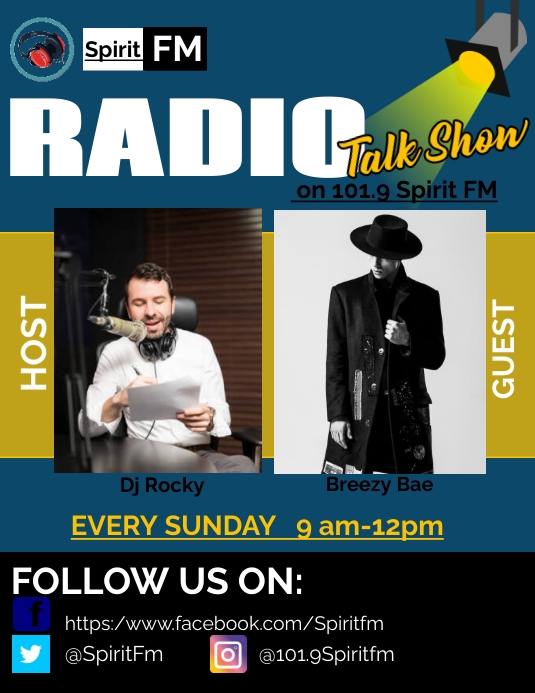 RADIO SHOW Flyers Template | PosterMyWall