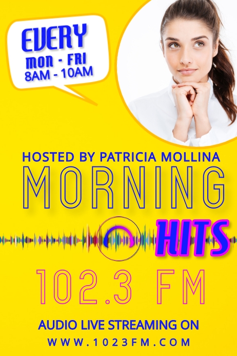Morning Sa Radyo Program Poster Radio Show Poster Template | PosterMyWall