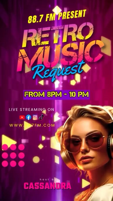 Radio Show Program Template | PosterMyWall