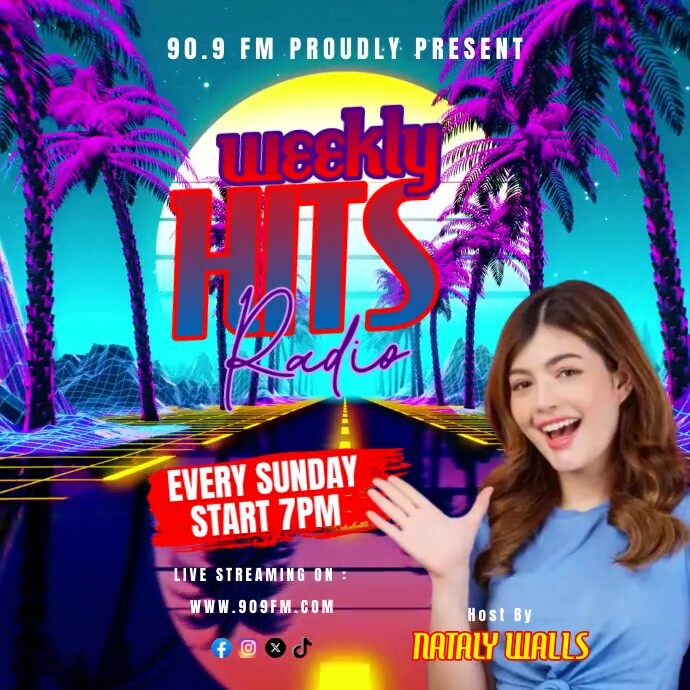 Radio Show Program Template | PosterMyWall