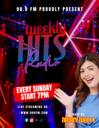 Radio Show Program Template | PosterMyWall