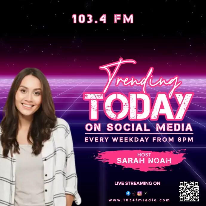 Radio Show Program Template | PosterMyWall