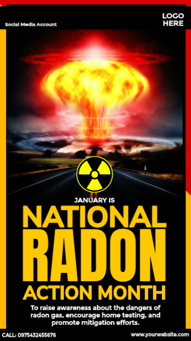 Radon Action Month Template | PosterMyWall