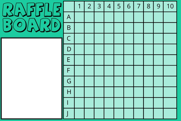Raffle Board Template | PosterMyWall