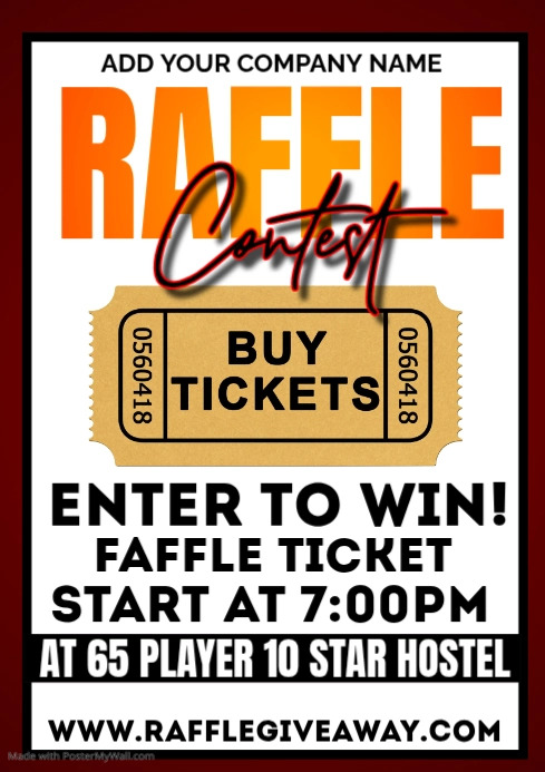 Raffle Contest A1 Template | PosterMyWall