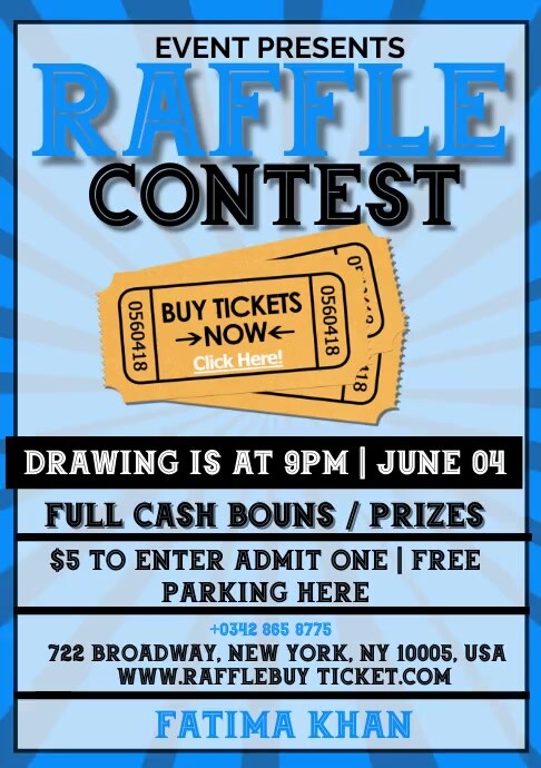 Copy of Raffle Contest A5 | PosterMyWall