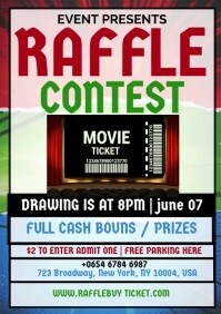 Raffle Contest A5 Template | PosterMyWall