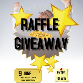 RAFFLE CONTEST AD Template | PosterMyWall
