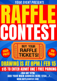 Corrupt Raffle raffle contest Template | PosterMyWall