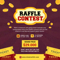 Instagram Raffle Spa Raffle Ticket Instagram Post Template | PosterMyWall