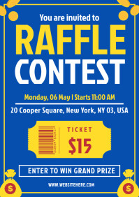 Gun Raffle Poster Design Gun Raffle Flyer Template | PosterMyWall
