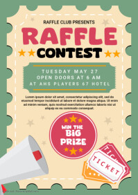 Laser Projector Raffle Ad Raffle Contest Announcement Ads Template | PosterMyWall