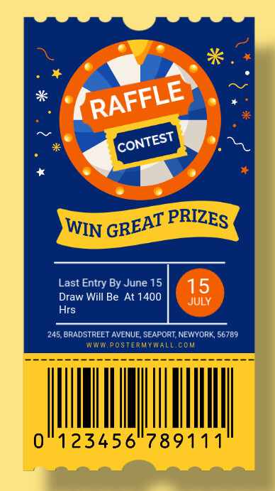 Raffle Contest Instagram Story template